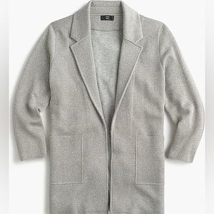 Sparkly Sophie open-front sweater blazer